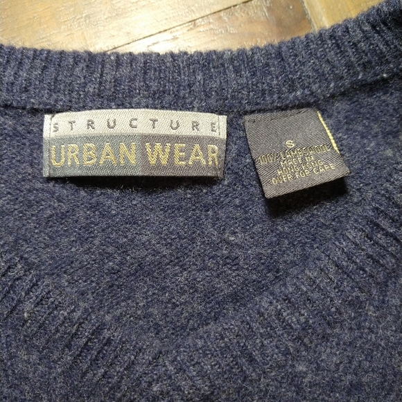 Structure Urban Wear Navy blue Sweater - Picture 3 of 3